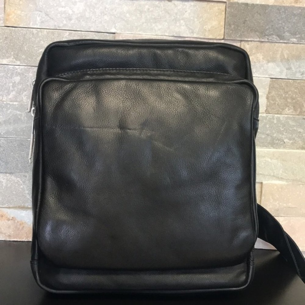 Aleam Genuine Leather Messenger Bag
